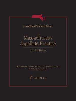 cover image of LexisNexis Practice Guide: Massachusetts Appellate Practice